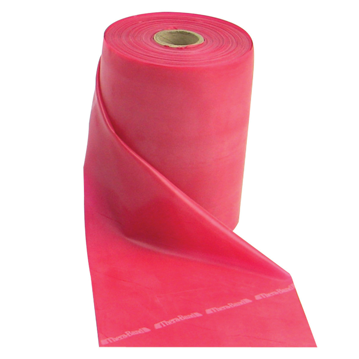 Non-Latex Resistive Exercise Band, Red, Medium, 25-yd. Roll