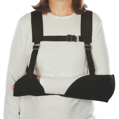 Hemi-Arm Sling, Black, Left