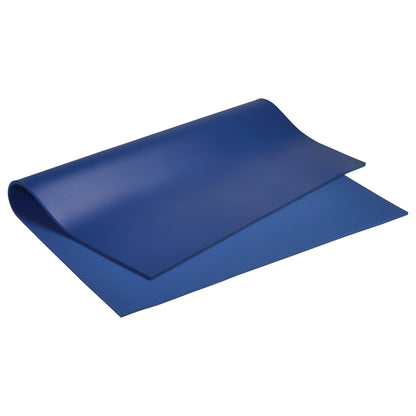 Genuine PPT Orthotic Material, Blue Smooth/Abraded, 30"W x 36"L x 1/4"H, 4 Case/Sheet