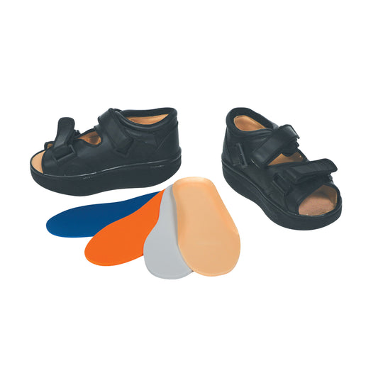Open Toe Wound Care Shoe System, Large, Pair