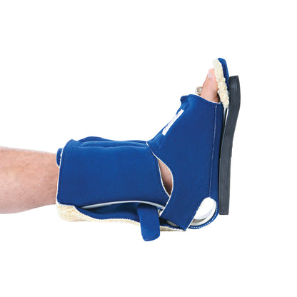 Adult Ambulating Contracture Boot, Fleece-Lined Headliner Cover, Dark Blue