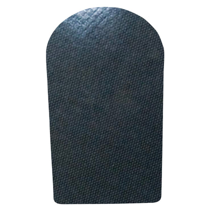 Aetrex Carboplast Composite Sheet with a colorful abstract pattern including blue, red, and brown geometric shapes.