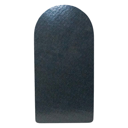 Aetrex Carboplast Composite Sheet with geometric patterns in blue, red, green, and orange on a curved rectangular surface.