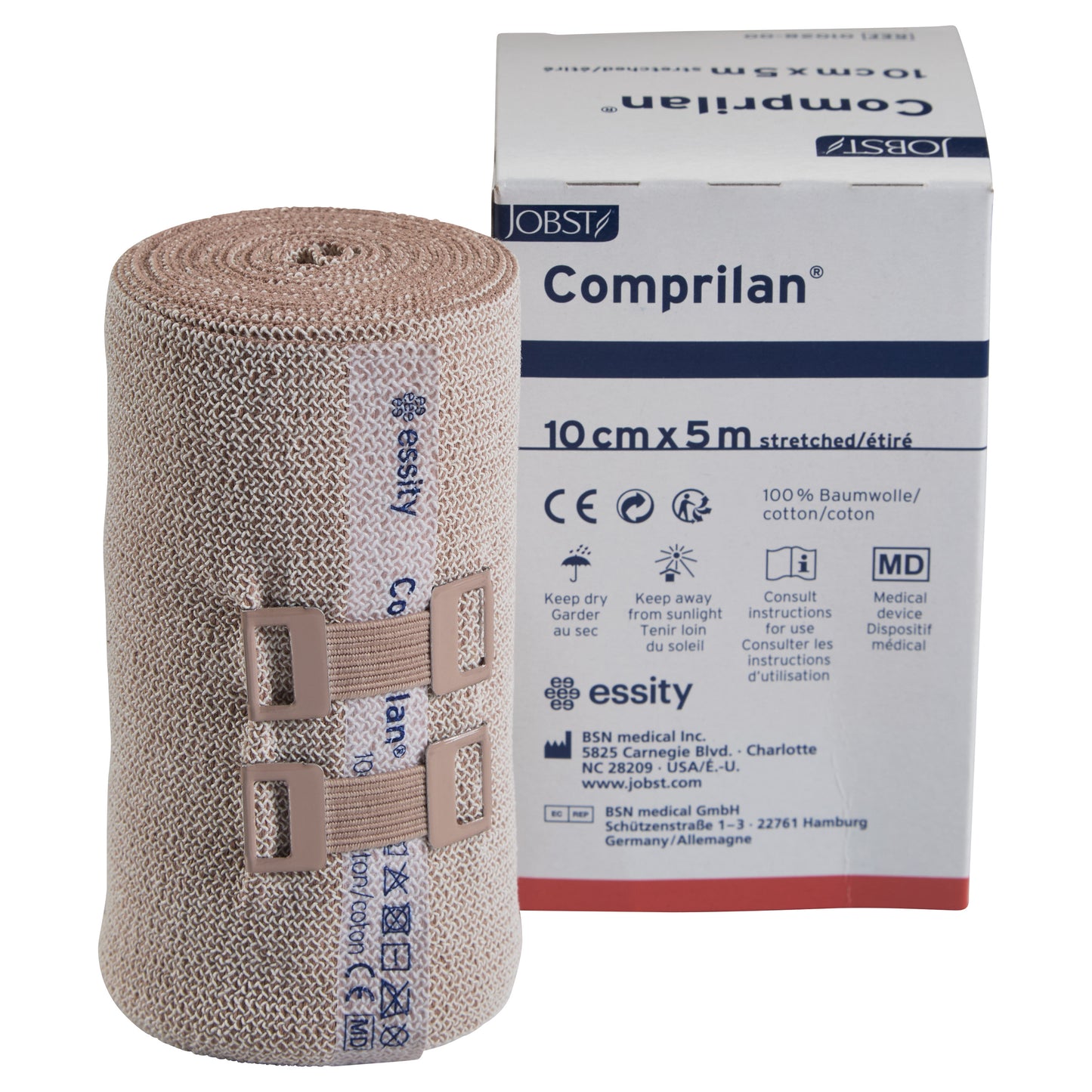 Comprilan Bandage, 10 cm x 5 m, 20 Roll/Case