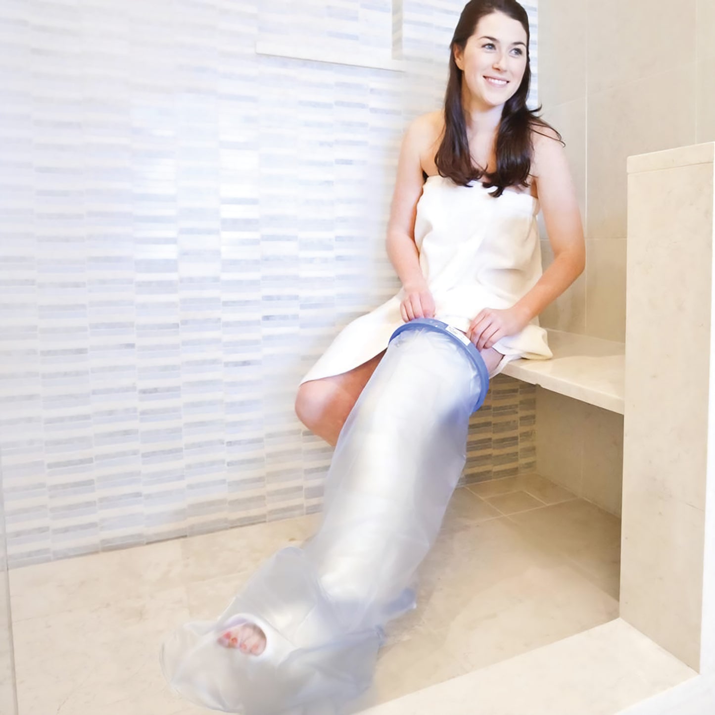 SEAL-TIGHT Original Cast and Bandage Protector, Pediatric, Large Leg, 32"L