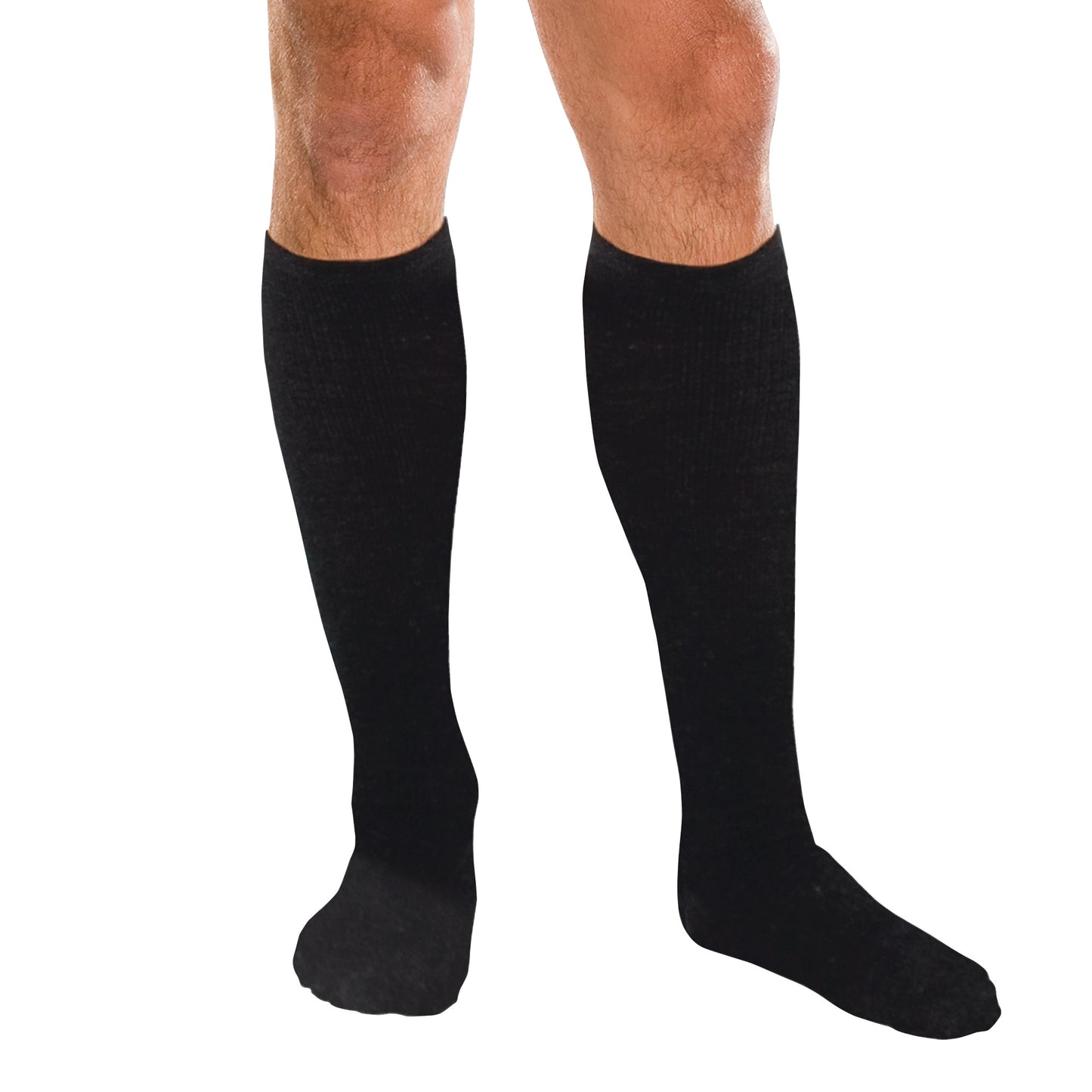 Core-Spun Support Socks, 15-20 mmHg, Black, X-Large, 1 Pair/Pack
