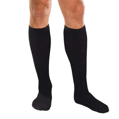 Core-Spun Support Socks, 15-20 mmHg, Black, X-Large, 1 Pair/Pack