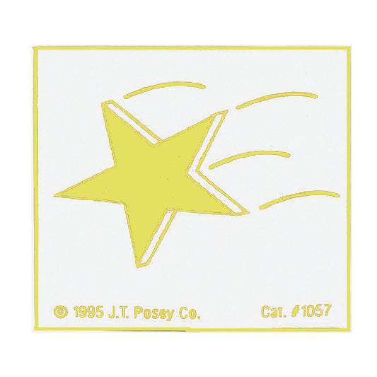 Falling Star Magnet, Yellow, 24/Pack