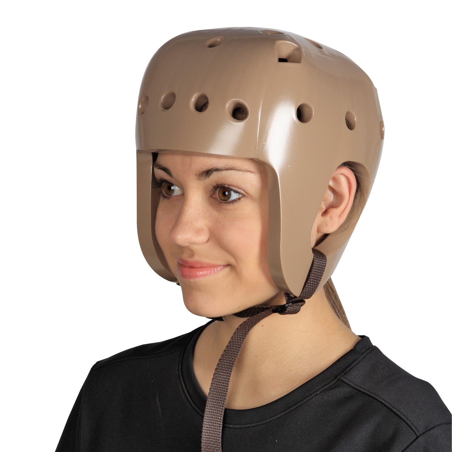 Full-Coverage Helmet, Tan, Small