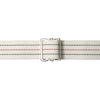 Gait Belt, Metal Buckle, Pinstripe, 70"L, 20/Case