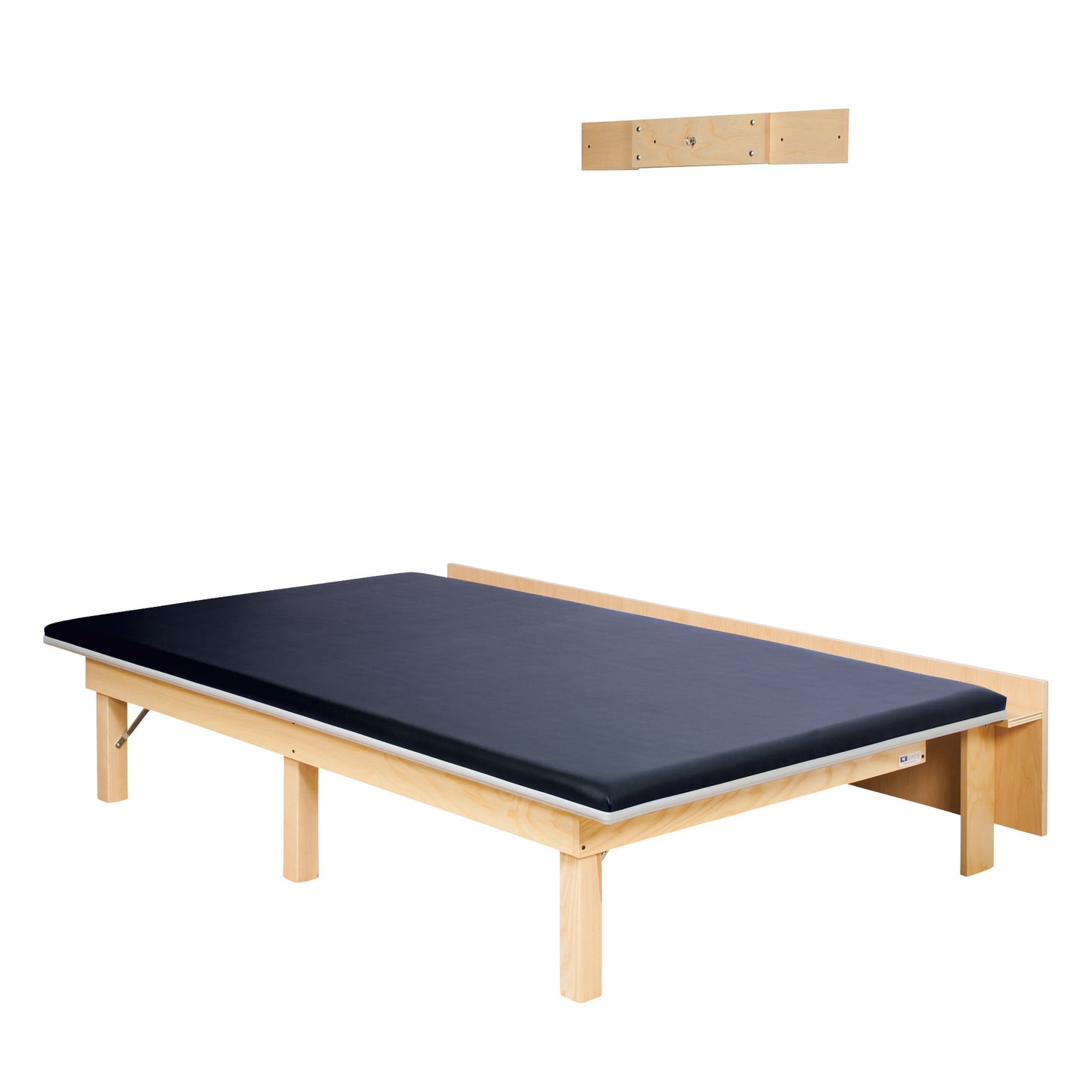 Wall-Mounted Mat Platform, 5'W x 7'L x 18"H, Black