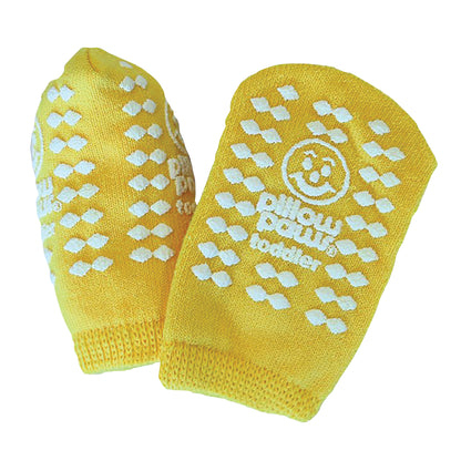 Double Print Risk-Alert Socks, Toddler, Yellow, 48 Pair/Case