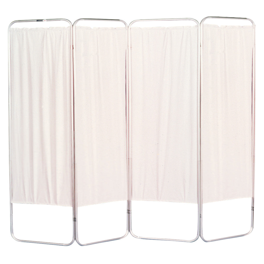 Nonmagnetic Folding Privacy Screen, Standard, 4 Panels, 62"W x 68"H (Extended Width)