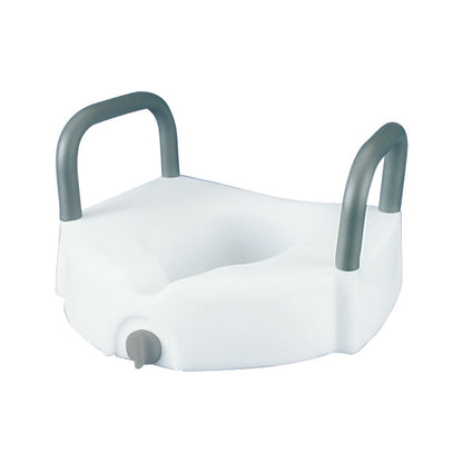 Lumex® Raised Toilet Seat with Armrests