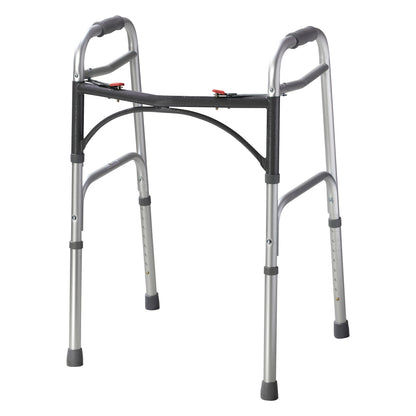 Deluxe Folding Walker with Rubber Tips