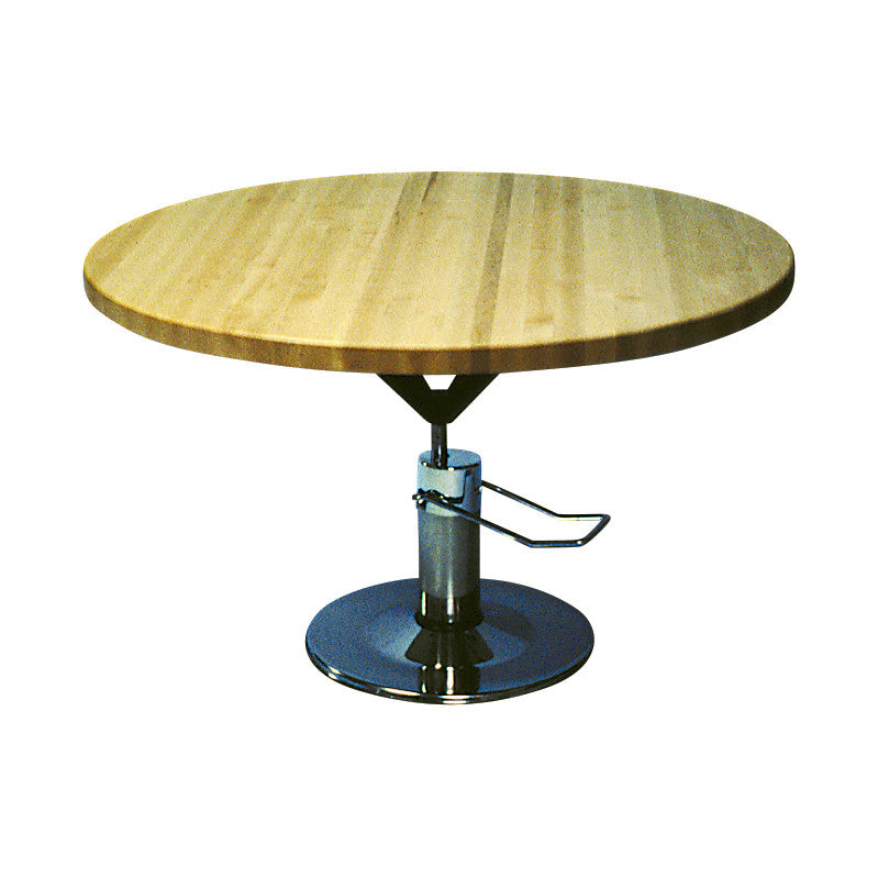 Circular Hi-Lo Worktable