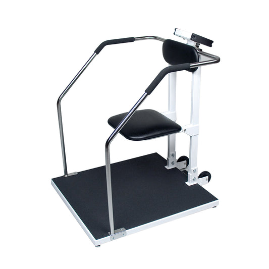DETECTO® Bariatric Flip-Up Seat Platform Scale