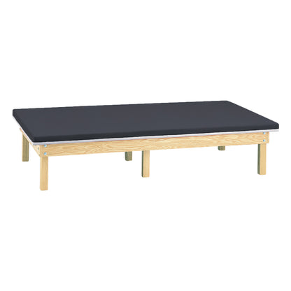 Bariatric Upholstered Mat Platform, 5'W x 7'L, Black