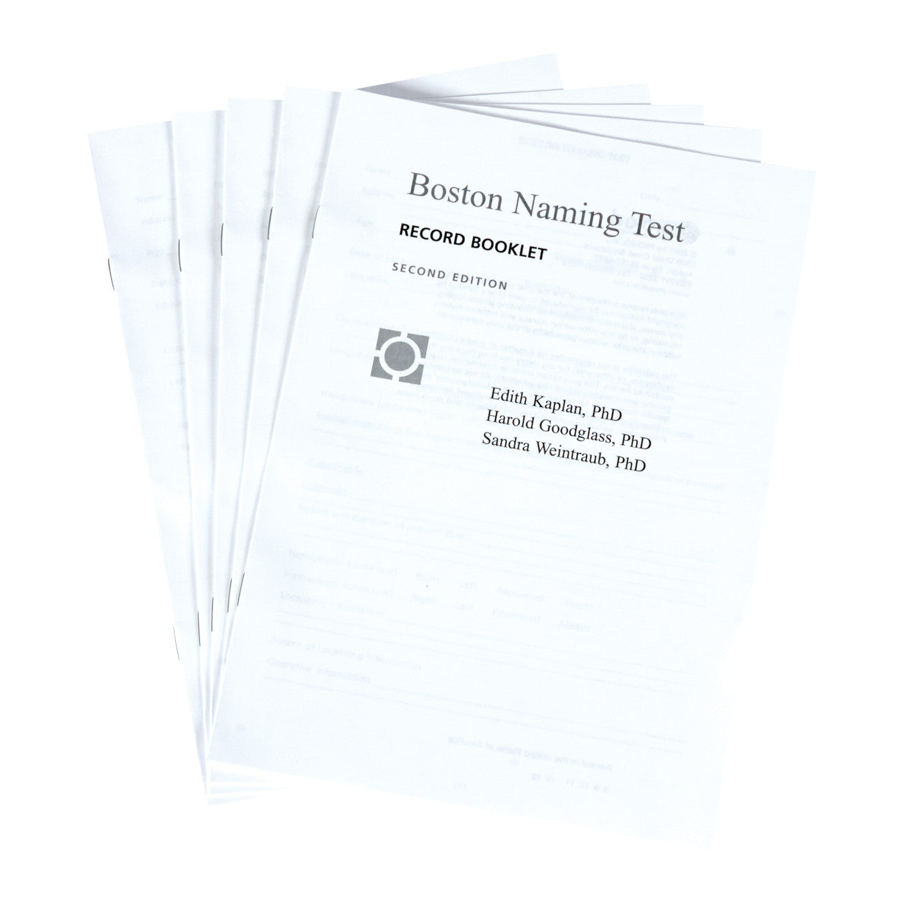 Record Booklets for Boston Naming Test, 2nd Ed. (BNT-2)