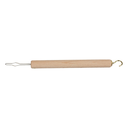 Button Hook/Zipper Pull Combo, Dowel Handle