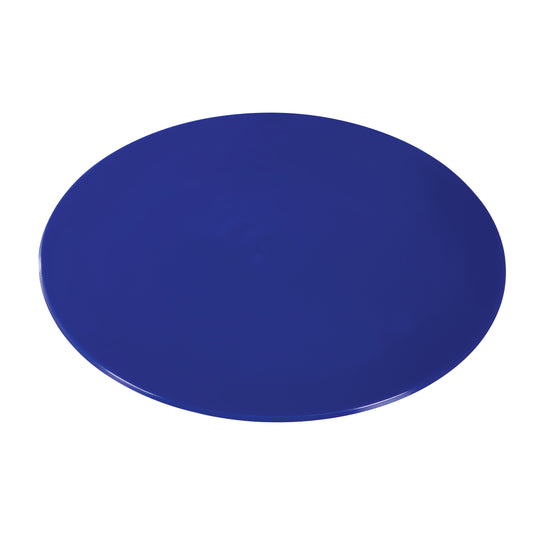 Nonslip Round Pad, Standard Back, Blue, 10"W x 3/16"H