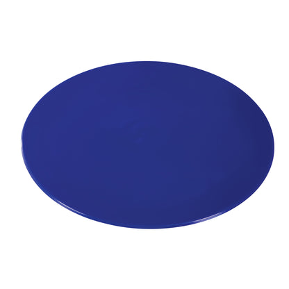 Nonslip Round Pad, Standard Back, Blue, 7-1/2"W x 3/16"H