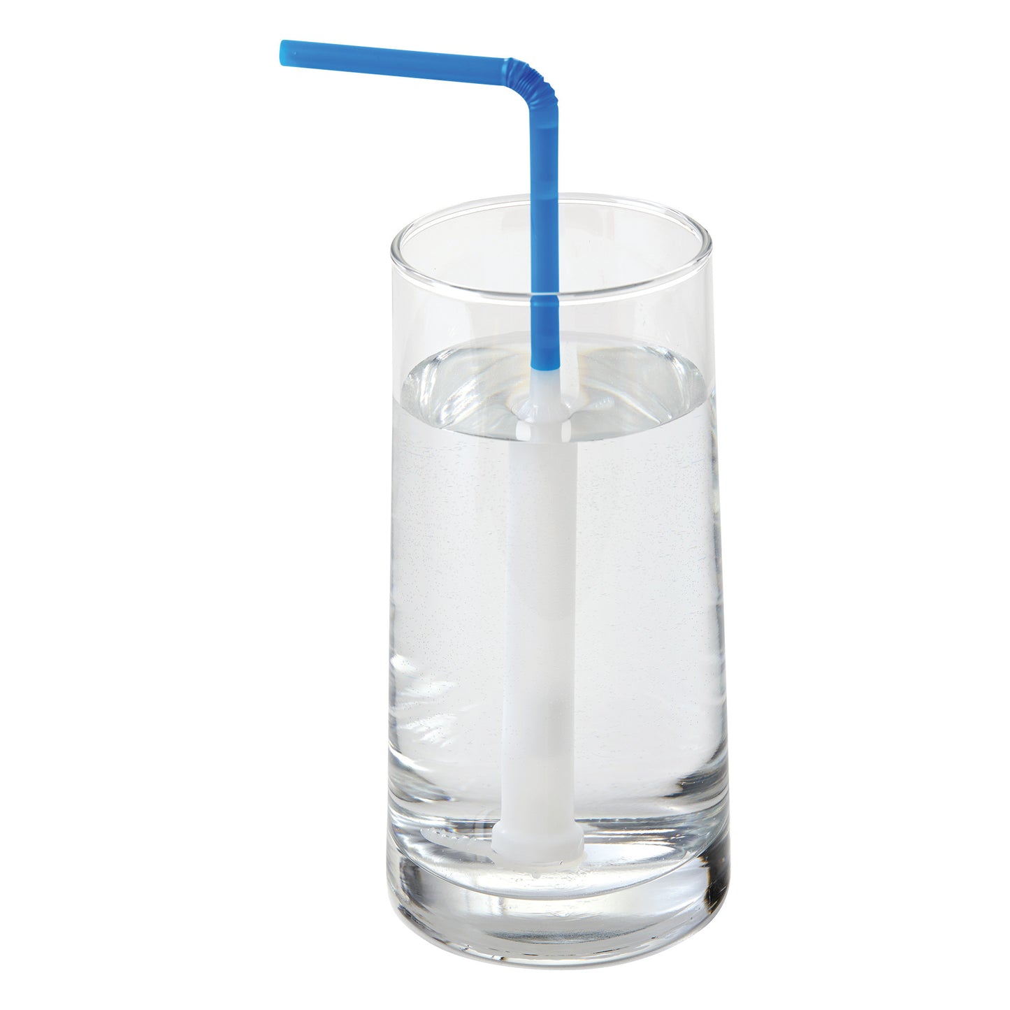 SafeStraw, 6 White/6 Blue, Reusable, 12/Box