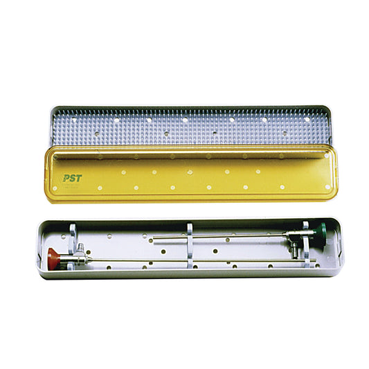 Scope Sterilization Tray, Base, Lid, and Mat, 2-5/8"W x 16"L x 1-1/2"H