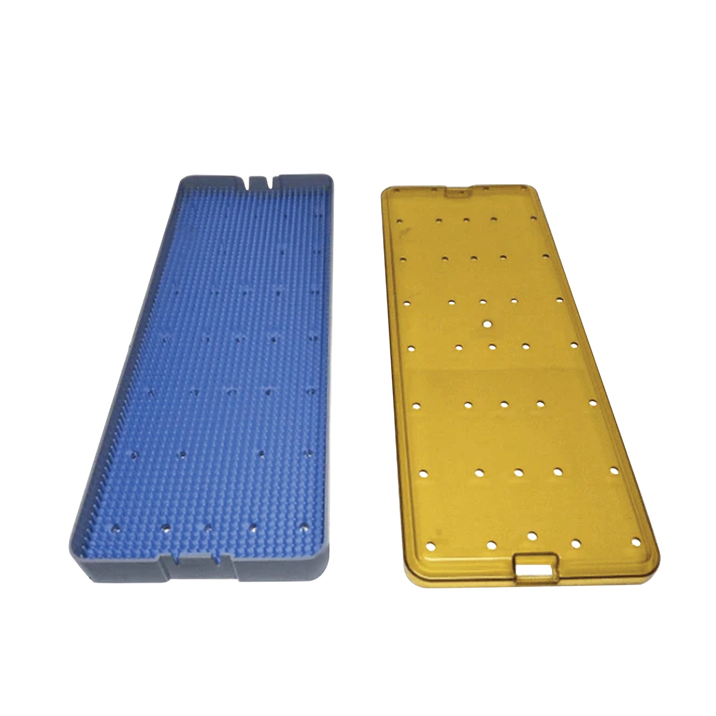 Scope Sterilization Tray, Base, Lid, and Mat, 6-1/2"W x 18"L x 1-1/2"H