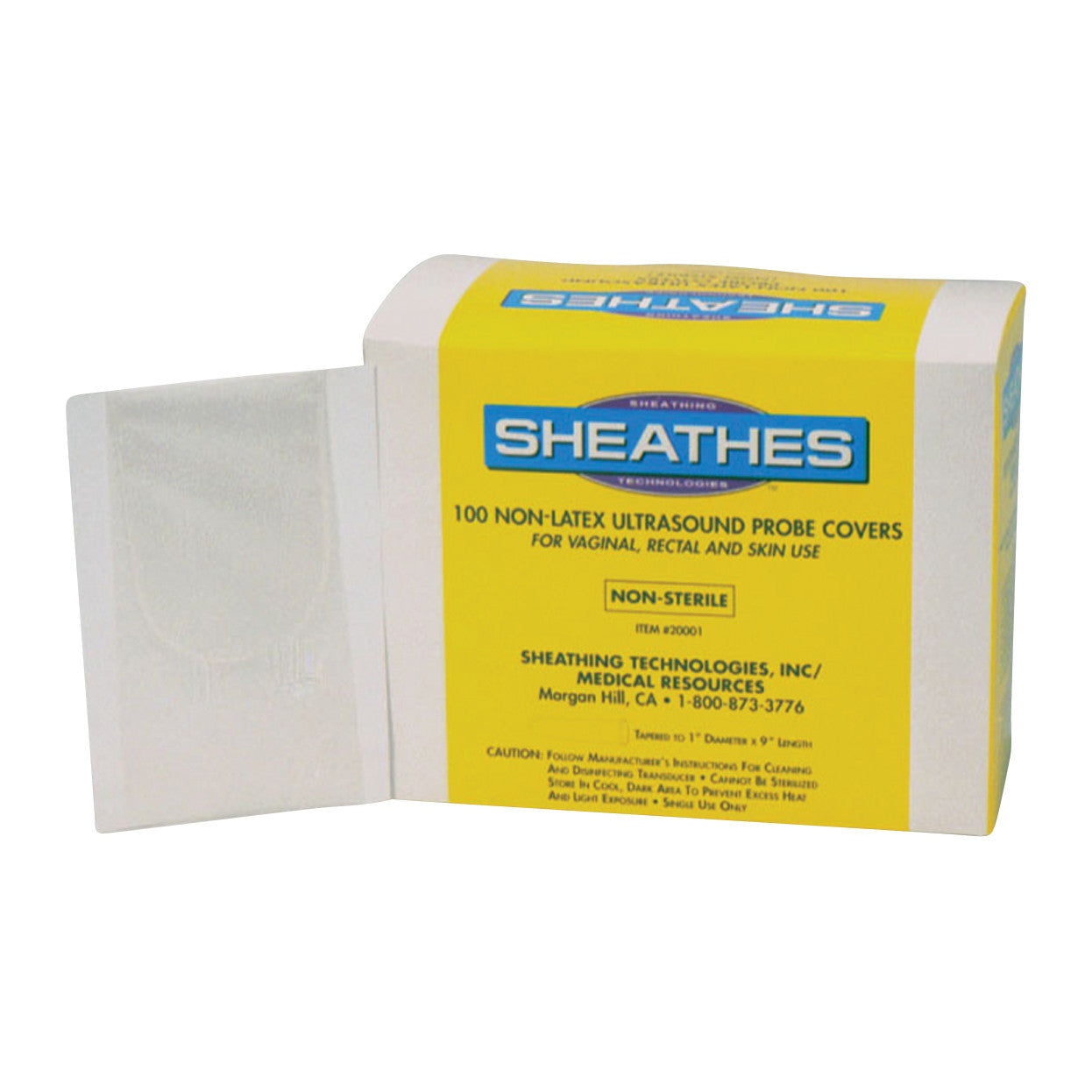 Sheathes Nonsterile Semi-Rolled Non-Latex Ultrasound Probe Cover