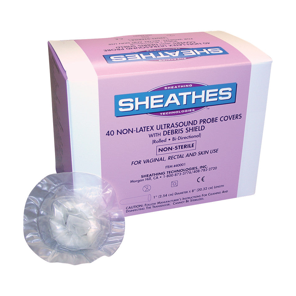 Bidirectional Probe Cover, Nonsterile, Bulk, 40/Box
