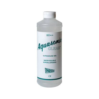 Aquasonic Clear Ultrasound Gel, 1 Liter Bottle, 12/Box
