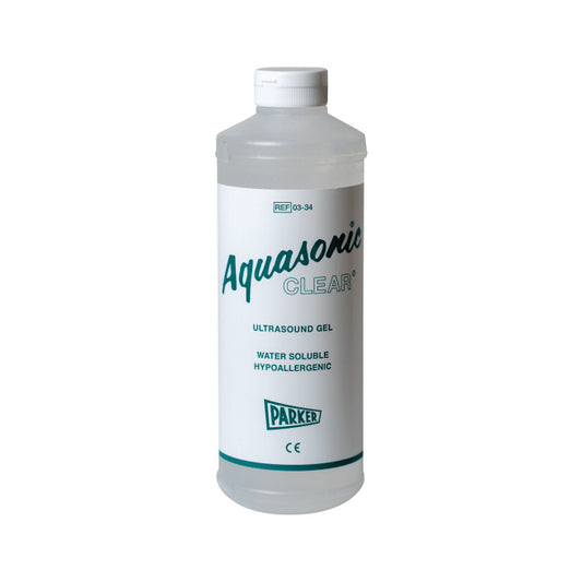 Aquasonic Clear Ultrasound Gel, 1 Liter Bottle, 12/Box