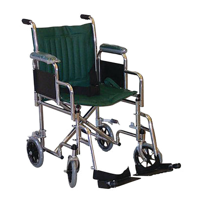 MRI Nonmagnetic Transport Chair, Adult, 18"W, Black