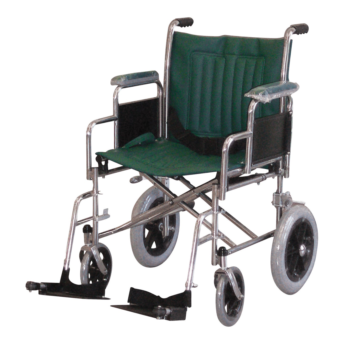 MRI Nonmagnetic Transport Chair, Adult, 20"W, Green