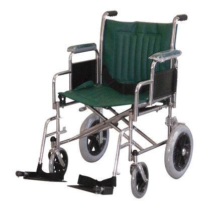 MRI Nonmagnetic Transport Chair, Adult, 20"W, Green