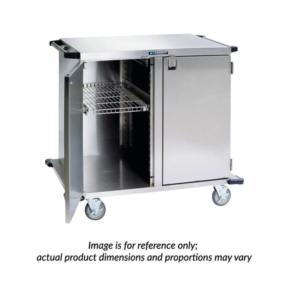 Stainless Steel Case Cart, 43"W x 54"H x 29"D, 2 Doors