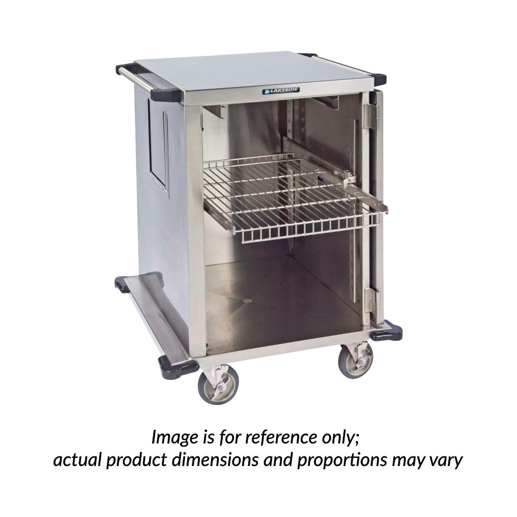 Stainless Steel Case Cart, 30"W x 54"H x 29"D, 1 Door