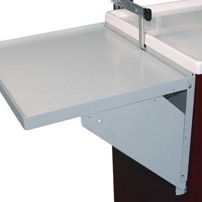 Waterloo Healthcare Steel Medical Cart Accessory: Collapsible Side Shelf