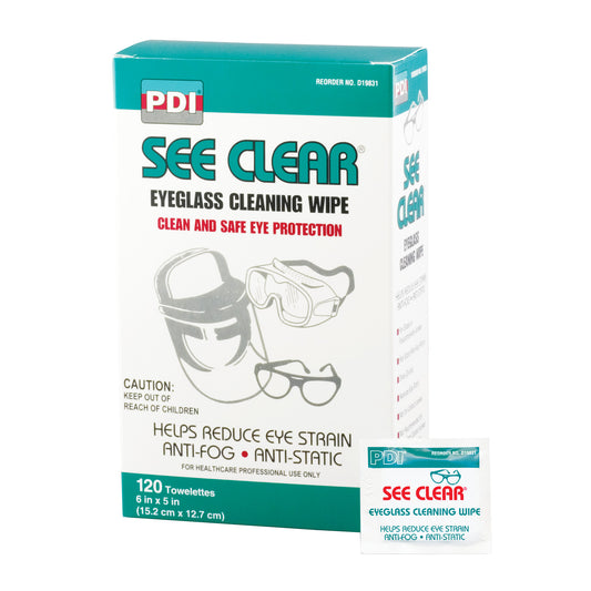 PDI® See Clear® Lens Cleaning Wipes