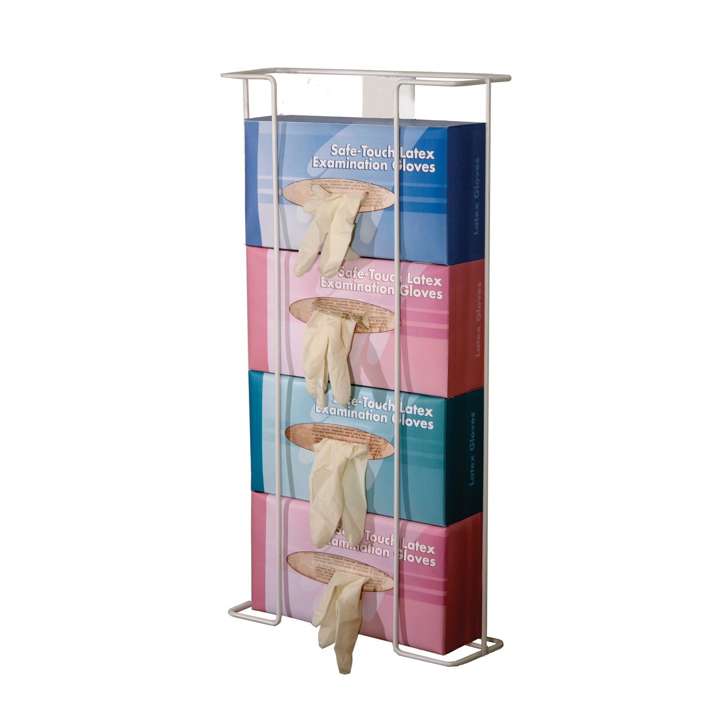 Wire Glove Dispenser, Quadruple, Horizontal