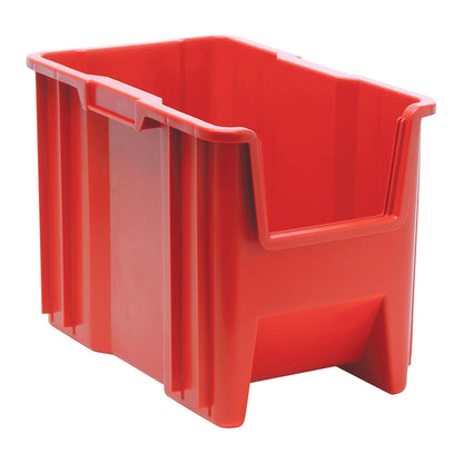 Giant Stack Container, Regular, 10-7/8"W x 12-1/2"H x 17-1/2"D, Red, 4/Case