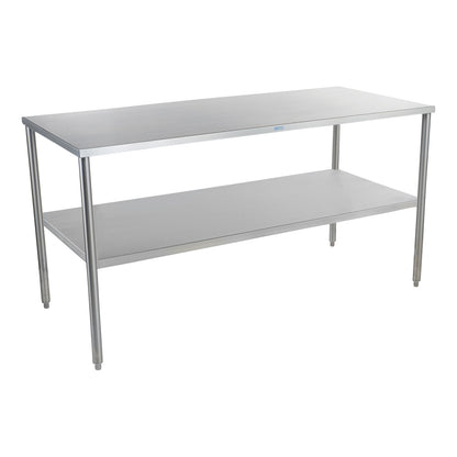 Work Table, 92"W x 36"H x 44"D, Shelf