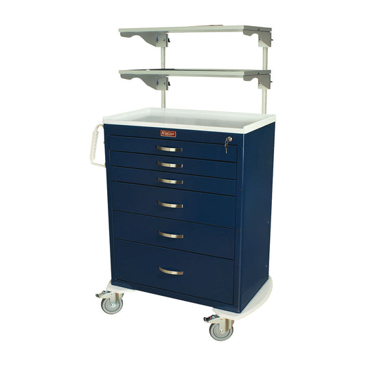 Harloff Medical Cart Accessory: Overhead Monitor Shelf