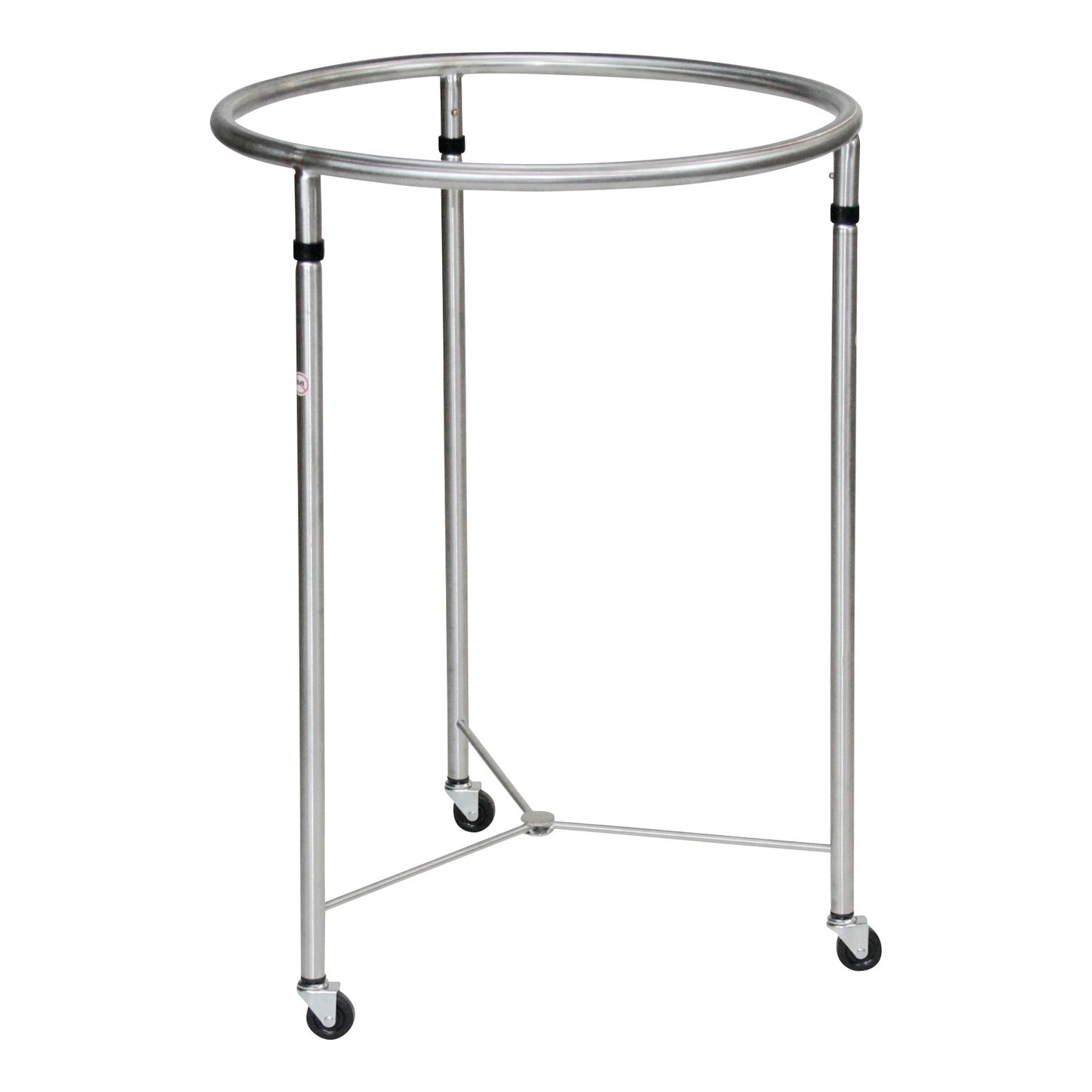 Open Round Hamper, Chrome, 25"W