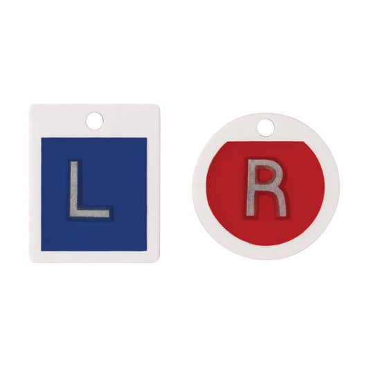 Plastic Mixed Shape Left/Right X-Ray Marker Set