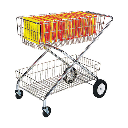 Nexel® Wire Utility Mail Cart