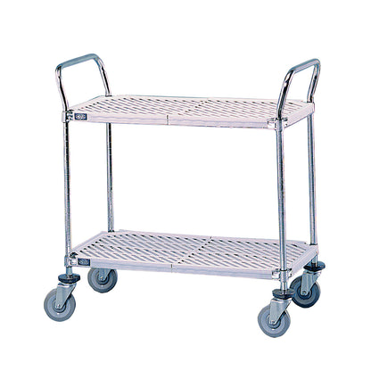 Nexelite Utility Cart, 2 Shelves, 48"W x 39"H x 18"D