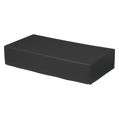 Vinyl-Covered Large Rectangle Positioner, 25"L, Conductive Black