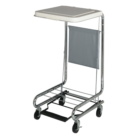 Rectangular Hamper Stand with Metal Lid